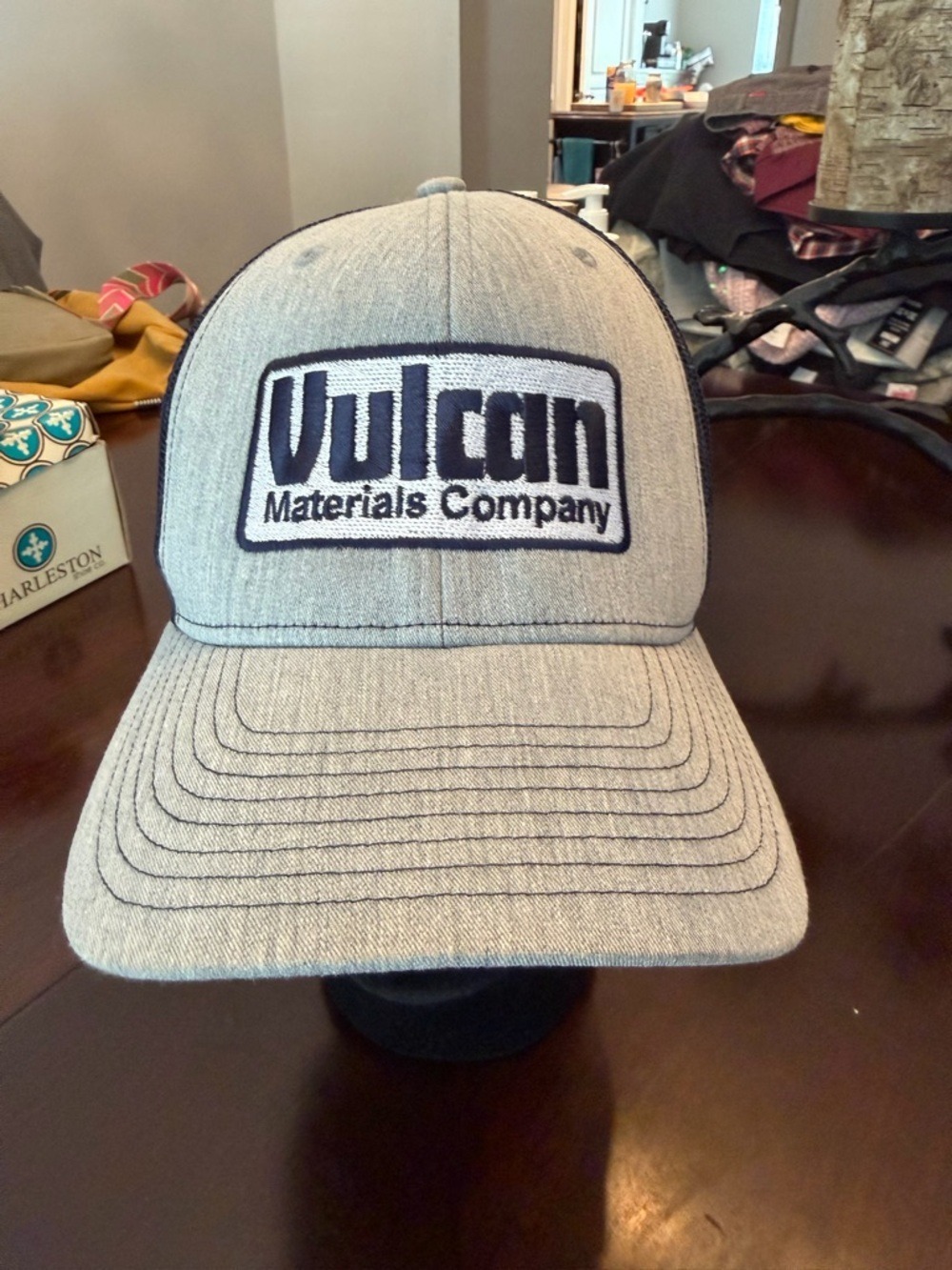 Vulcan Materials Company Gray Patch Logo Baseball Cap